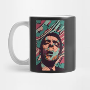 Rowan Atkinson Geometric Art Mug